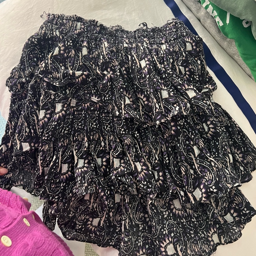 LoveShackFancy mini skirt